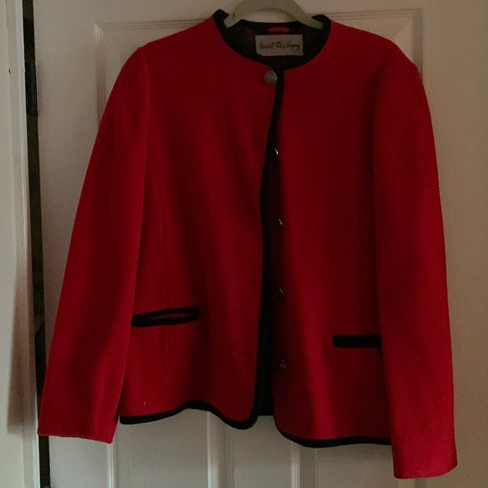 Red and Plaid Marshall Field and Company Blazer